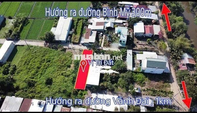 bán đất thổ cư xây dựng ngay 5,5x33=181m2 Bình Mỹ - Củ Chi