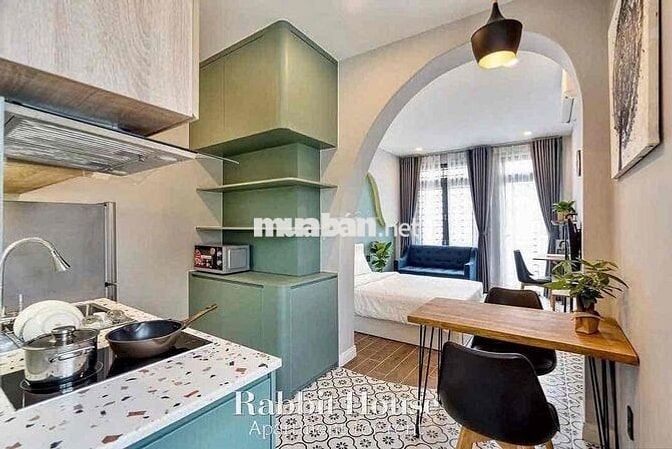 Cho thuê căn hộ quận 10 Sư Vạn Hạnh full nội thất ban công thoáng mát