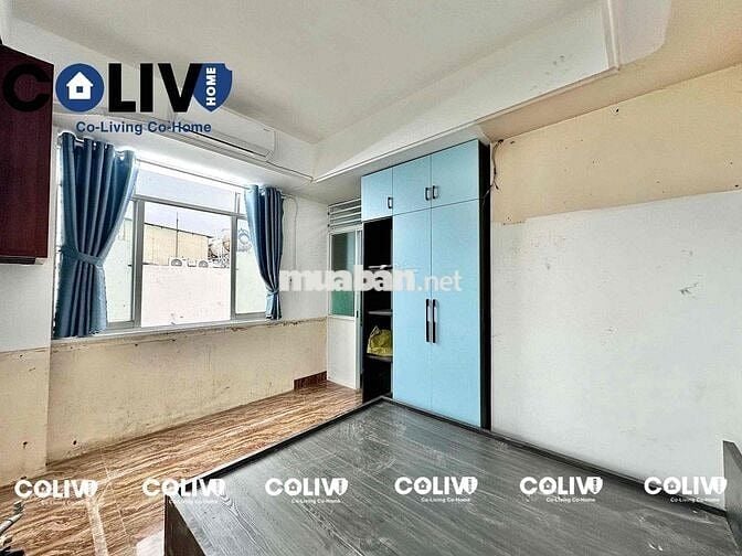 1PN BAN CÔNG TÁCH BẾP FULL NỘI THẤT RỘNG 30M2 GẦN CÔNG VIÊN LÀNG HOA