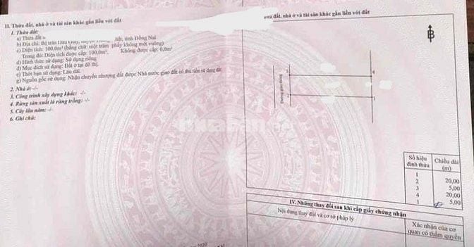 Đất sổ đỏ Chợ Đầu mối Dầu Giây, mặt tiền QL20 tiện kd, 679tr/nền