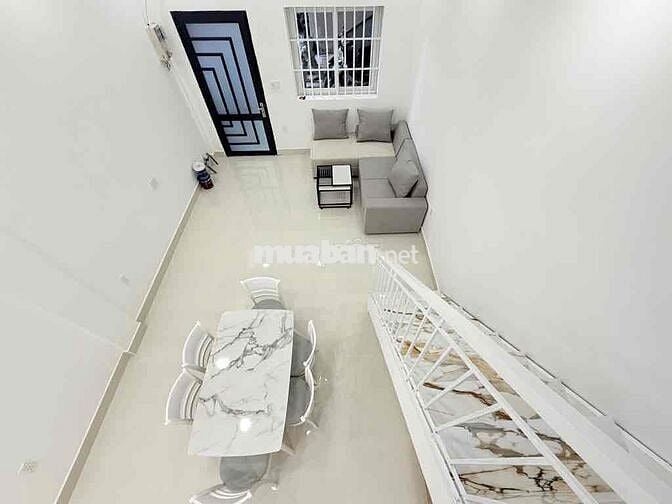 BT  ĐINH BỘ LĨNH 52m2 ( 4.3x11) 3 PN . 2 phút ra quận1 chỉ hơn 3 tỷ