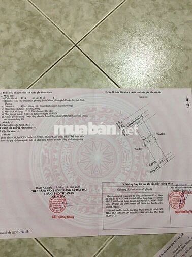 BÁN ĐẤT BÌNH NHÂM 30 ,GẦN CHỢ ,TRƯỜNG HOC ,LÁI TJIÊU  TP HCM