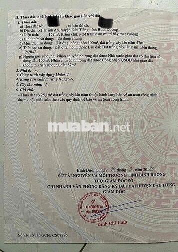 Chính Chủ Bán Nhanh Lô đất Thanh An, Tphcm