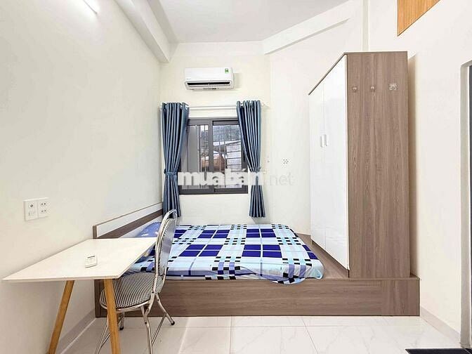 CHO THUÊ STUDIO CỬA SỔ THOÁNG NHÀ THANG MÁY FULL NT KHU PHAN XÍCH LONG