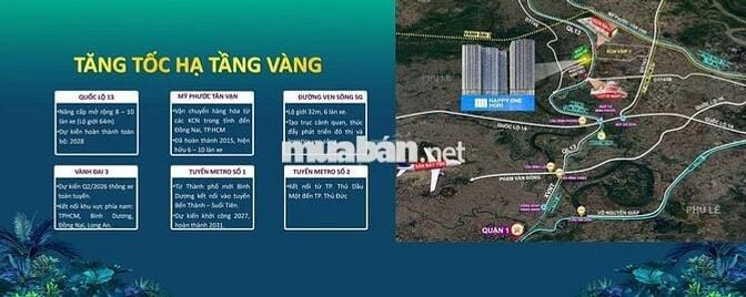 Chính thức nhận booking Happy One Mori Bình Dương hồ Chí Minh