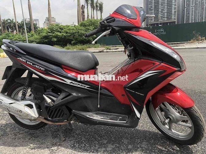 honda air blade 125cc màu đỏ đen  đẹp leng keng
