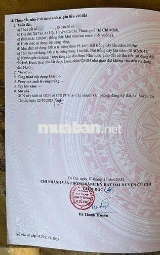 BÁN ĐẤT THỔ CƯ MẶT TIỀN NHỰA 12M TÂN AN HỘI - SHR