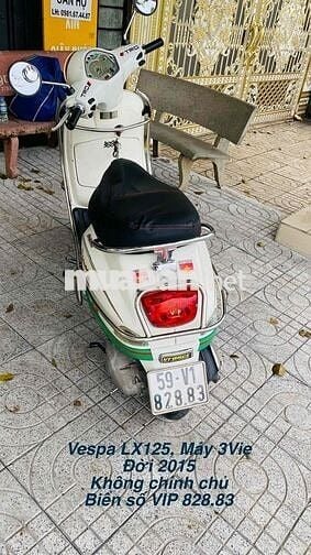 Cần bán Vespa LX125,máy 3Vie đời 2015(K9C) bs VIP