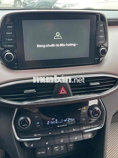 Santafe 2.4L xăng cao cấp sx 2020 màu trắng