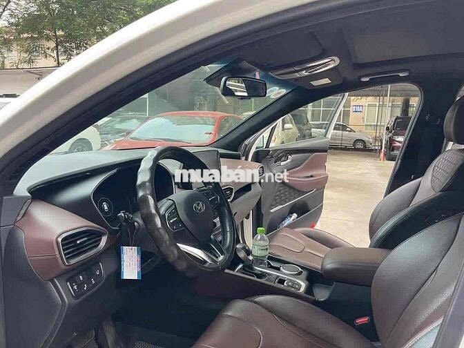 Santafe 2.4L xăng cao cấp sx 2020 màu trắng