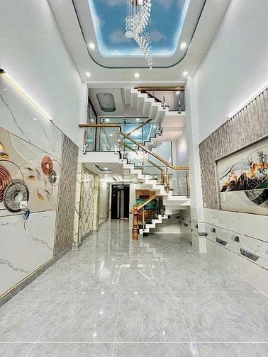 NHÀ 1/ đường nhựa 6m  Lê VĂN Khương vào 100m. Mới Xây Xem là thích