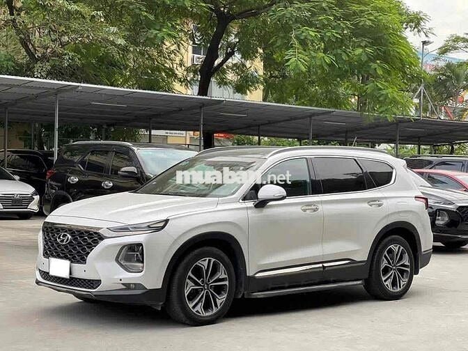 Santafe 2.4L xăng cao cấp sx 2020 màu trắng