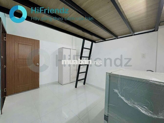 Phòng trọ có gác 5 phút ra ngã tư hành xanh full nội thất  Gần UTH UEF