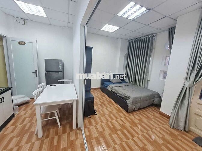 STUDIO 35M2 BAN CÔNG PHAN VĂN TRỊ BÌNH THẠNH GẦN Q1 Q3 KẾ VLU, IUH