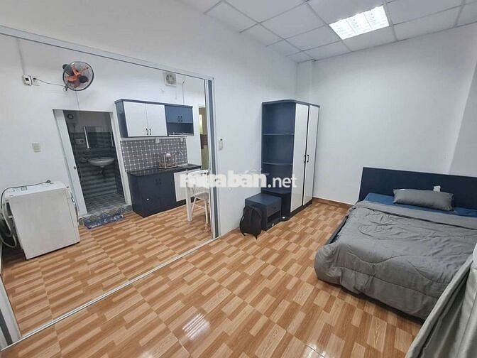 STUDIO 35M2 BAN CÔNG PHAN VĂN TRỊ BÌNH THẠNH GẦN Q1 Q3 KẾ VLU, IUH