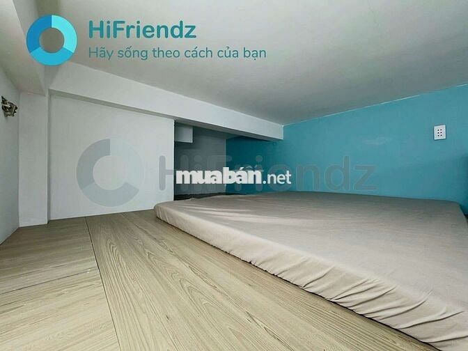 Phòng trọ có gác 5 phút ra ngã tư hành xanh full nội thất  Gần UTH UEF