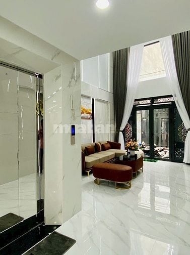 ⭐️Nhà 4 Lầu THANG MÁY tuyệt đẹp Cao cấp 2 mặt hẻm xe hơi 5m Thống Nhất
