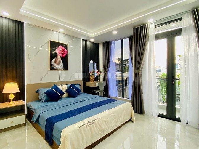 ⭐️Nhà 4 Lầu THANG MÁY tuyệt đẹp Cao cấp 2 mặt hẻm xe hơi 5m Thống Nhất