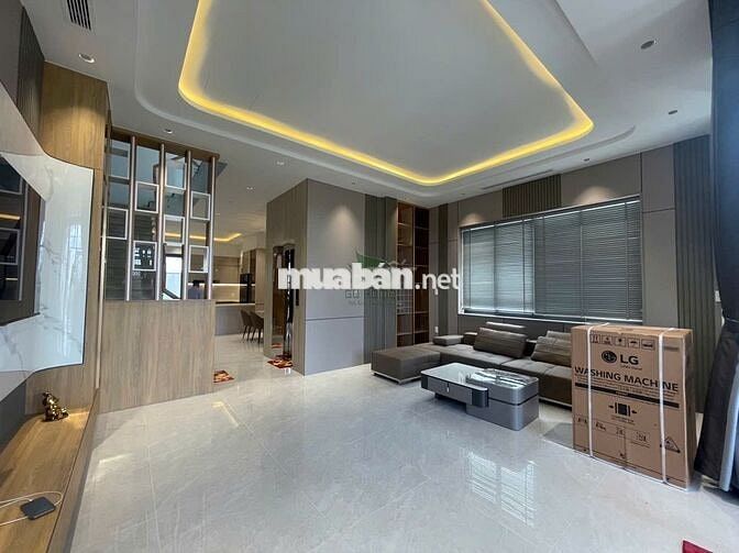 CHO THUÊ BIỆT THỰ SIÊU ĐẸP FULL NỘI THẤT CÓ THANG MÁY KHU MỸ GIA