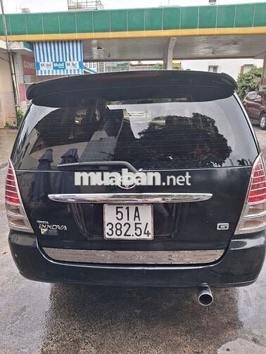 Toyota Innova G 2006 màu đen, 175.000 km