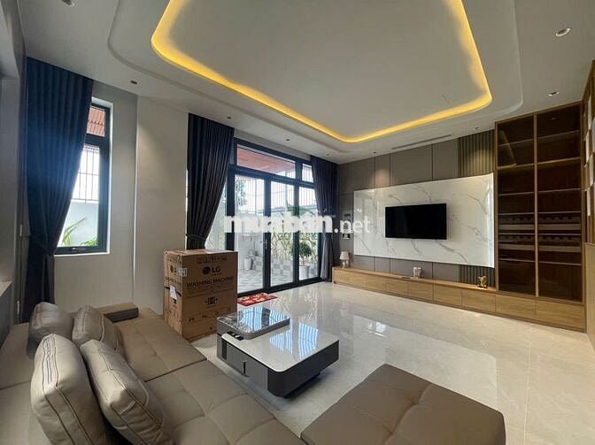 CHO THUÊ BIỆT THỰ SIÊU ĐẸP FULL NỘI THẤT CÓ THANG MÁY KHU MỸ GIA