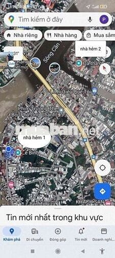 Nhà 1 trệt 1 lầu hẻm 1 Võ Tánh, ngay Chợ nối , sổ hồng riêng full thổ