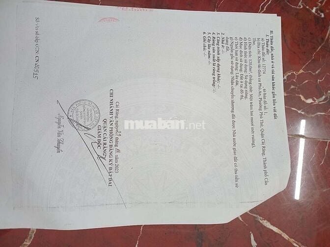 BÁN NHÀ CẤP 4  ĐƯỜNG A3 KHU DÂN CƯ PHÚ AN