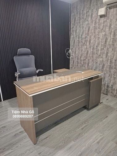 Bàn giám đốc chữ L gỗ xanh kháng ẩm giá tốt nhất