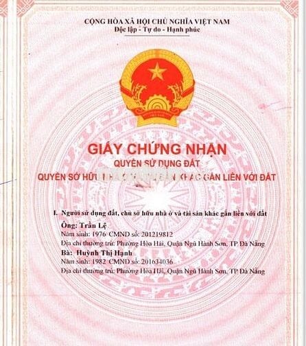 Cặp đất biển đường Võ Văn Đồng