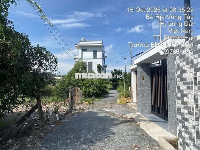 BÁN ĐẤT NGỘP TT Phước Hải 2 TỶ 850 TRIỆU , 430M2 CÓ 80M2 THỔ CƯ