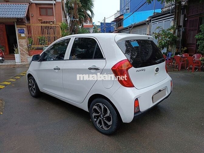 Kia Morning 2021 số tự động trắng like new