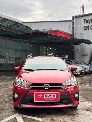Toyota Yaris 2015 màu đỏ nhập thái xe zin chuẩn