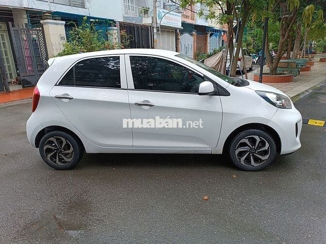 Kia Morning 2021 số tự động trắng like new