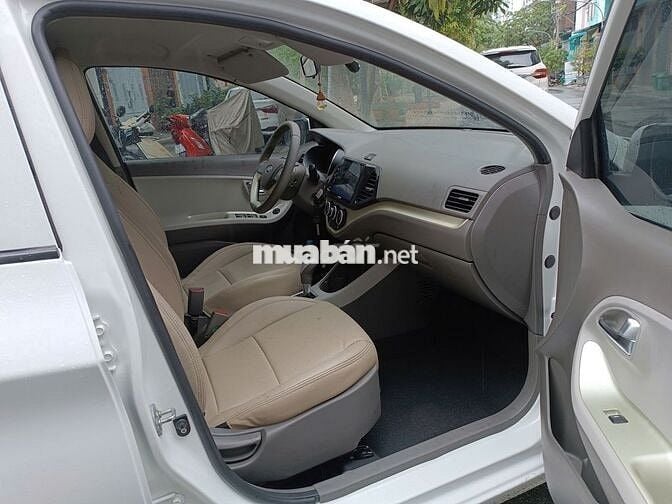 Kia Morning 2021 số tự động trắng like new