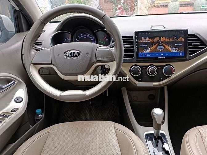 Kia Morning 2021 số tự động trắng like new