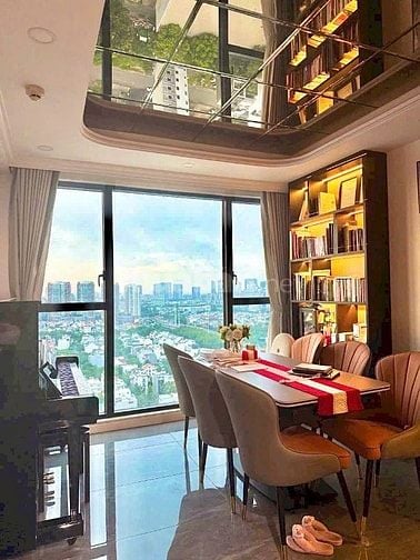 Nội thất cao cấp gần 3tỷ với 110m2 Duplex 26+27 Tháp B FelizEn Vista