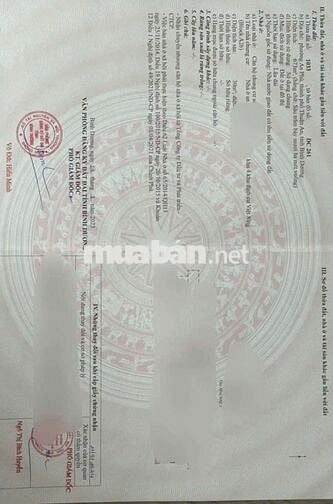 Nhà Becamex Việt Sing, lầu 1 bao sổ Hồng 650 triệu. Toàn quốc mua được