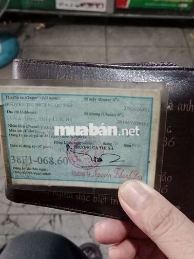 Jupiter MX Thái Lan biển 38 ngay chủ