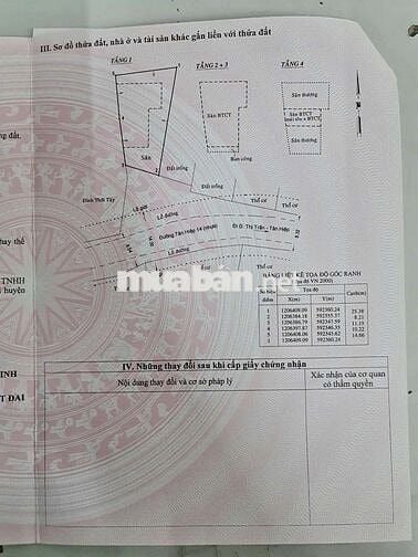 Bán nhà mặt tiền, gần trường học, thuận tiện mua bán