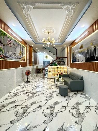 NHÀ MỚI Ở NGAY (4x15m) VUÔNG VỨC, TẶNG FULL NỘI THẤT - SỔ HỒNG HOÀN CÔ