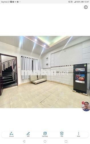 cho thuê 1 phòng 2pn bên trong mặt tiền NguyễnThị Thập có nội thất sẵn