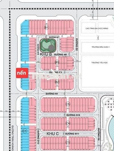 Nền hẻm hông gần trường học đối diện công viên Nam Long 2, Cái Răng