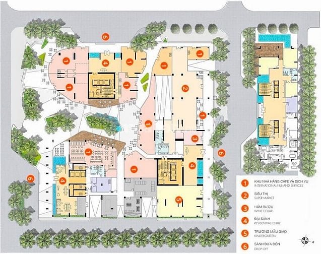 Bán Căn hộ tại Gateway Thảo Điền tầng cao 2 phòng ngủ view đẹp 91m2