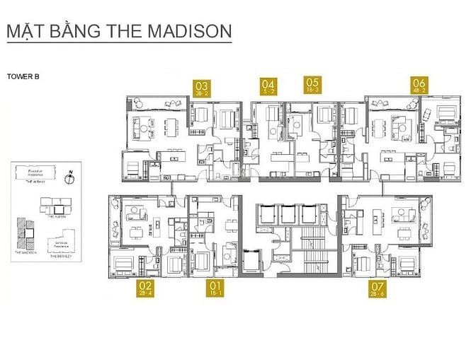 Bán Căn hộ tại Gateway Thảo Điền tầng cao 2 phòng ngủ view đẹp 91m2