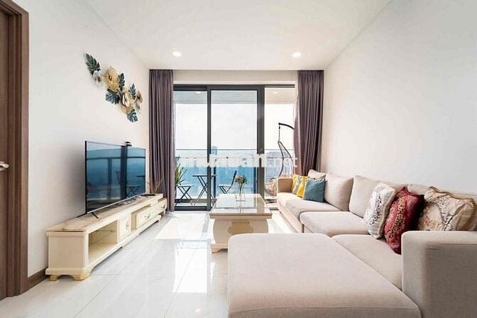 Cho thuê căn hộ 2PN 100m² Sunwah Pearl view sông Ba Son siêu đẹp