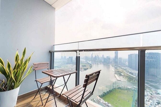 Cho thuê căn hộ 2PN 100m² Sunwah Pearl view sông Ba Son siêu đẹp