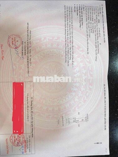 Cần bán đất thổ cư mặt tiền Quốc Lộ 13, Bầu Bàng , HCM