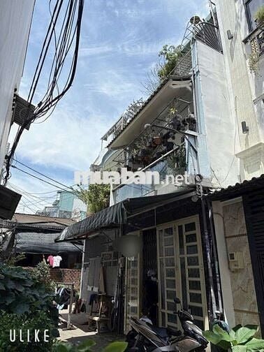 Nhà hẻm đường Gò Xoài P.BHHA 4x10 2L+ sân thượng 3P 4tỷ 500 triệu dg 5