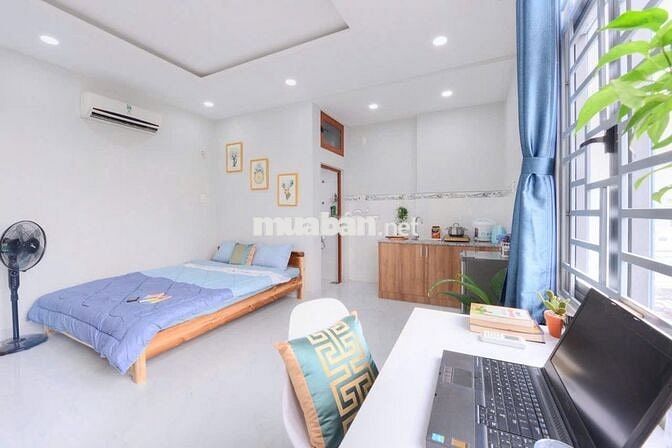 CĂN HỘ FULL NỘI THẤT CỬA SỔ LỚN ĐÓN NẮNG Ở BÌNH THẠNH GIÁP Q3,Q1