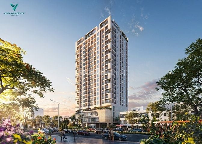 Xem pháo hoa Quốc tế tại căn hộ Vista Residence Đà Nẵng, 76m2, tầng ca